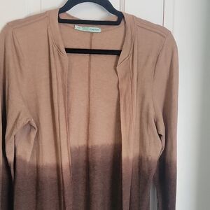 Maurices Tan and Brown Ombre Cardigan